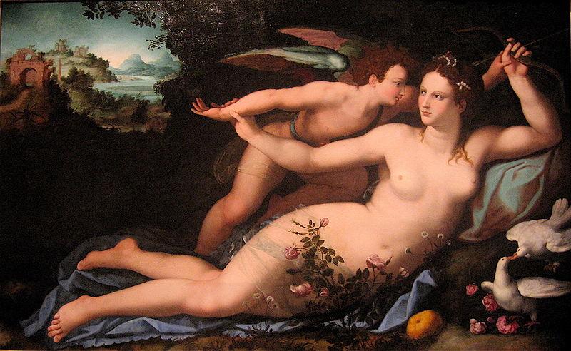 Alessandro Allori Venus disarming Cupid China oil painting art